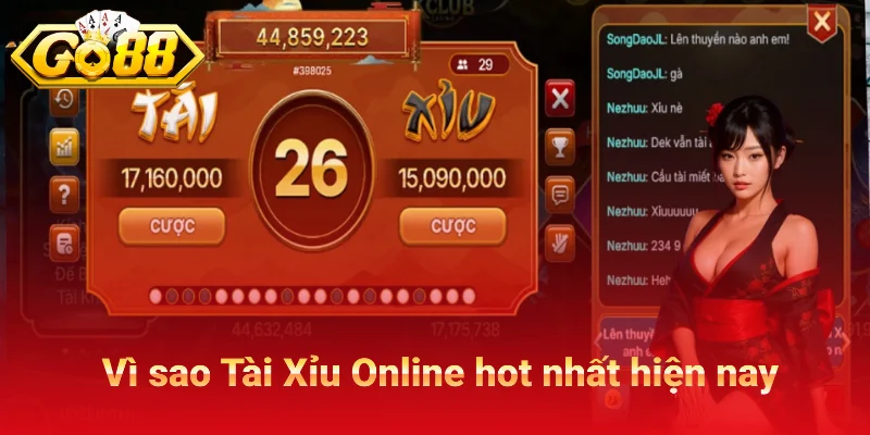 Vì sao Tài Xỉu Online hot nhất hiện nay