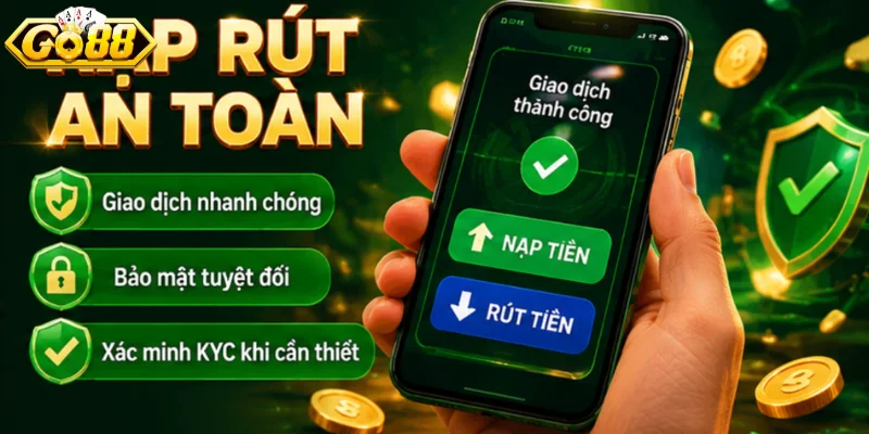 Chính sách giao dịch nạp rút tại Go88